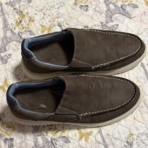 Izod Dark Brown Slip-On Loafers